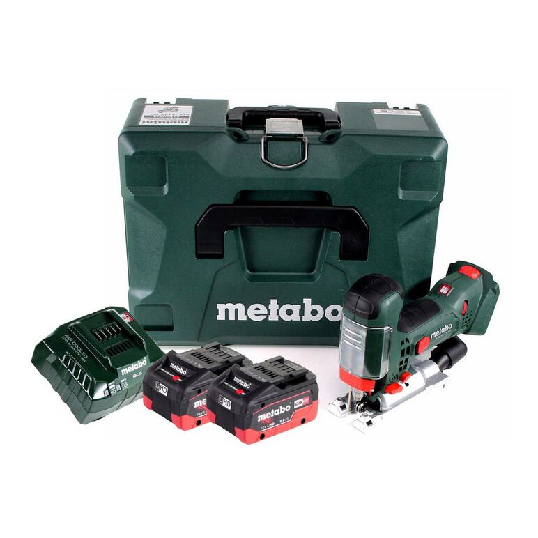 Metabo STA 18 LTX 100 Akku-Stichsäge 18V 100mm + Zubehör + 2x Akku 8Ah + Ladegerät + Koffer, image 