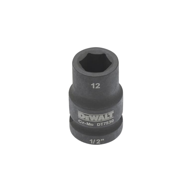 DeWalt DT7530 Steckschluessel kurz 12mm 1/2 Schlagfest, image 