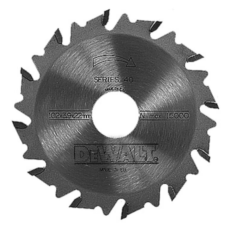 DeWalt DT1306 Nutfraeser HM 102/22/4,0mm 12WZ, image 