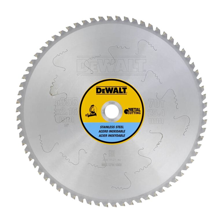 DeWalt DT1921 Kreissaegeblatt stat. 355/25,4mm 70TFZ, image 