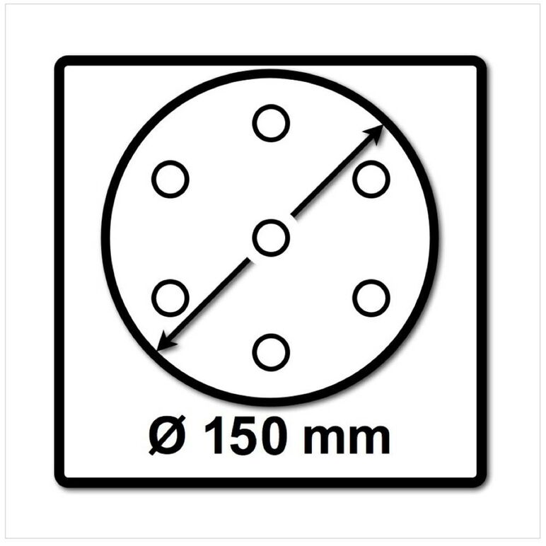 Festool STF D150/16 Schleifscheiben 150 mm Granat P120 GR / 100 Stück ( 496979 ), image _ab__is.image_number.default