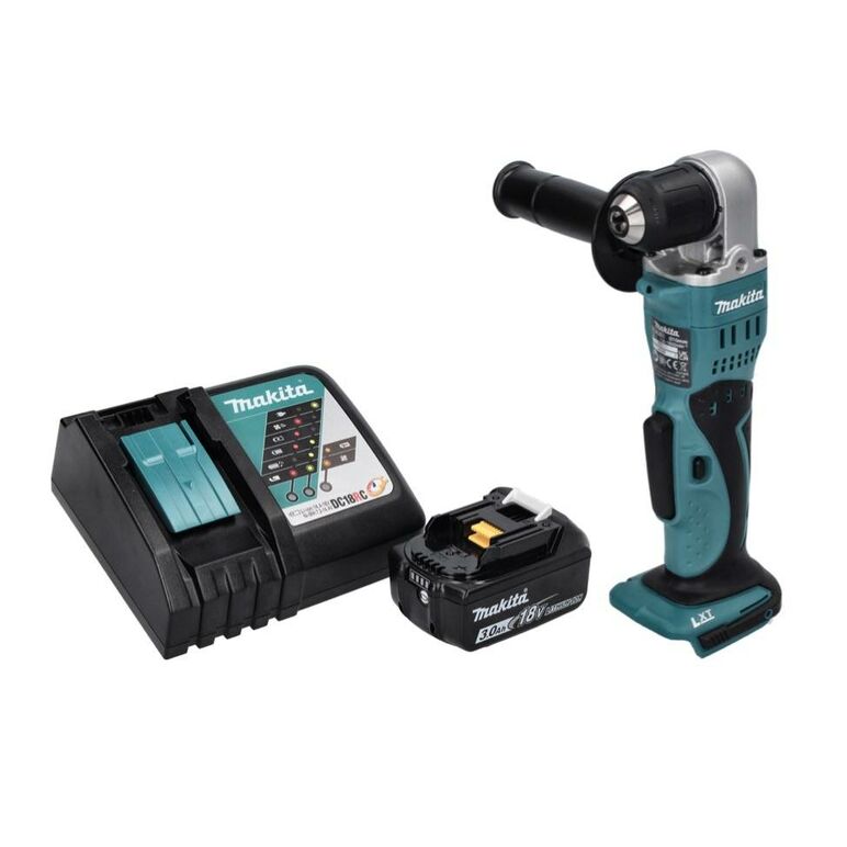 Makita DDA351RF1 Akku-Winkelbohrmaschine 18V 1/2" 13,5Nm + 1x Akku 3,0Ah + Ladegerät, image 