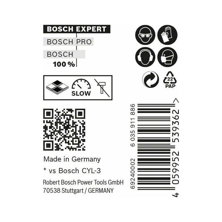 Bosch EXPERT CYL-9 MultiConstruction Bohrer 10tlg 8x80x120mm (2 608 900 643), image _ab__is.image_number.default