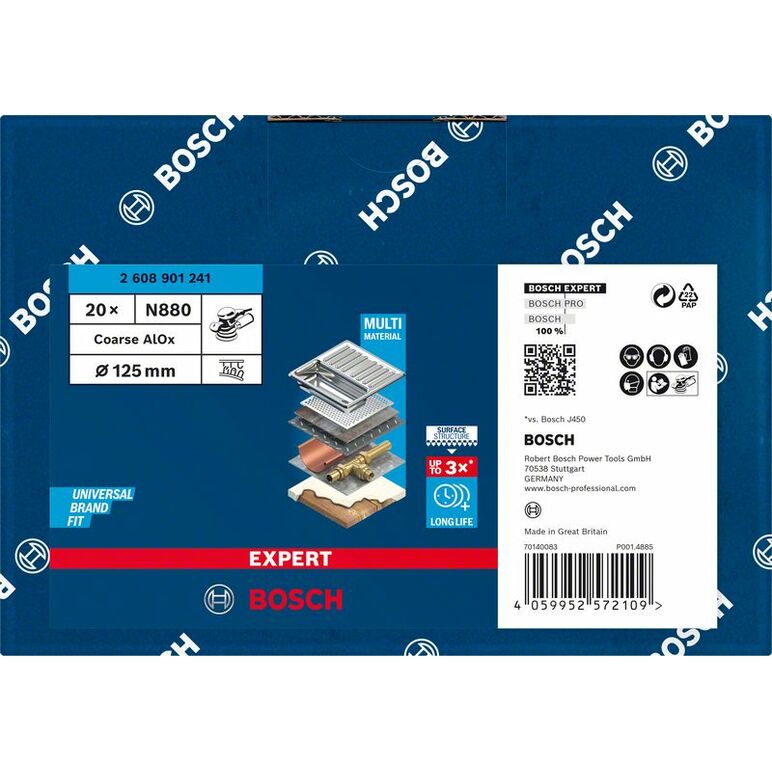 Bosch EXPERT Vliesscheibe Coarse A 125mm N880 (2 608 901 241), image _ab__is.image_number.default