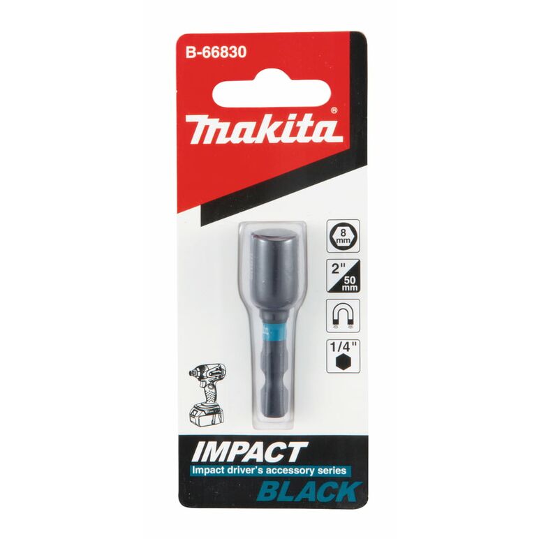 Makita B-66830 Steckschlüssel 8 mm für 1/4", image _ab__is.image_number.default