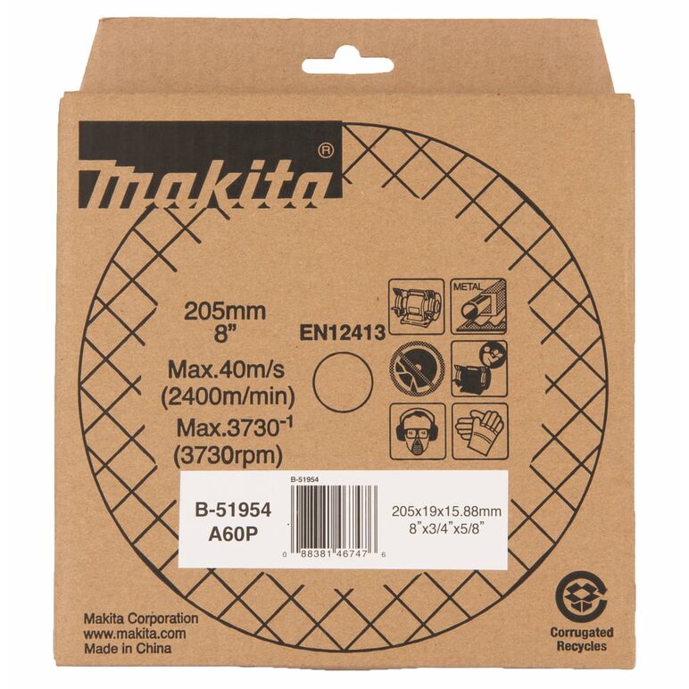 Makita B-51954 Schleifstein A60P, image _ab__is.image_number.default