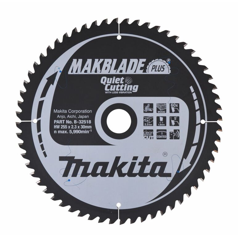 Makita B-32518 MAKBLADE Sägeb. 255x30x60Z, image 