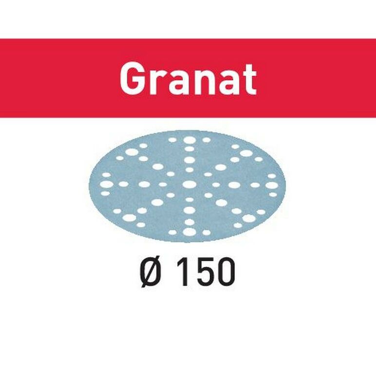 Festool Schleifscheibe STF D150/48 P1200 GR/50 Granat (575176), image 