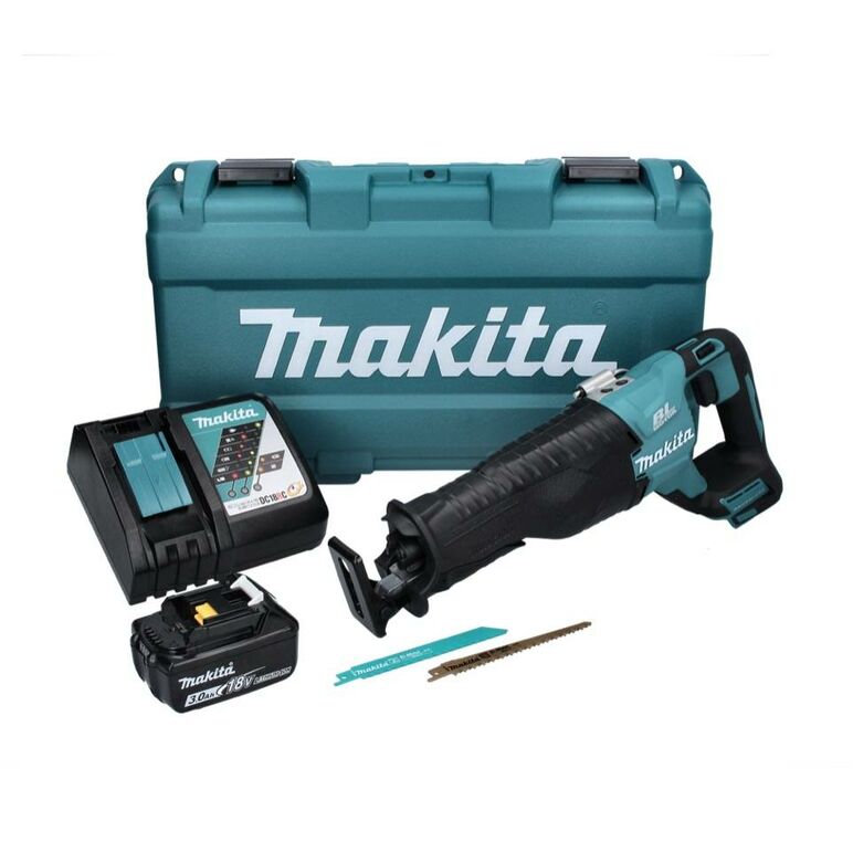 Makita DJR187RF1K Akku-Reciprosäge 18V Brushless 255mm + 1x Akku 3,0Ah + Ladegerät + Koffer, image 
