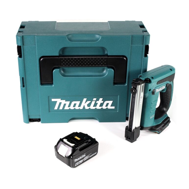 Makita DST221G1J Akku-Tacker 18V + 1x Akku 6,0Ah + Koffer - ohne Ladegerät, image 